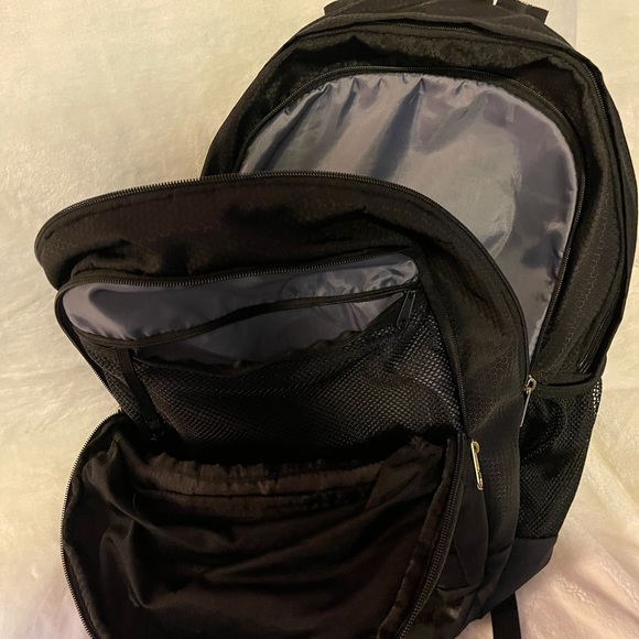 Adidas backpack. Black with gold hardware - Picture 4 of 10